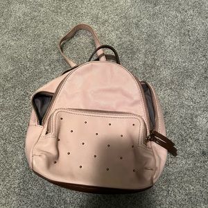 Fossil Mini pink backpack